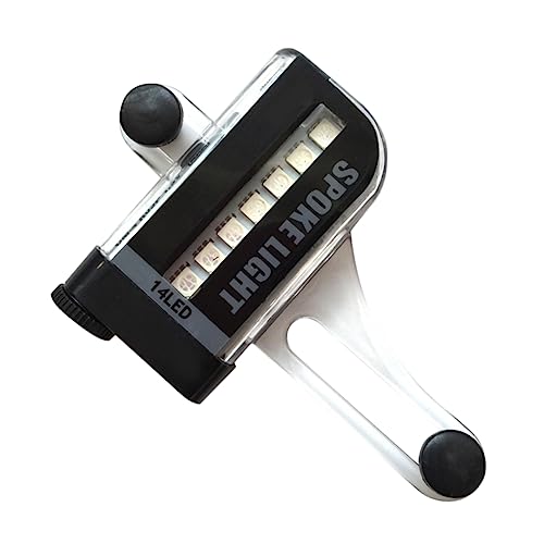 ibasenice 14 Led Bicycle Wheel Light Vintage Bike Tire Lamp Decorative Bike Wheel Lamp No Battery Required Easy Install Perfect for Night Rides