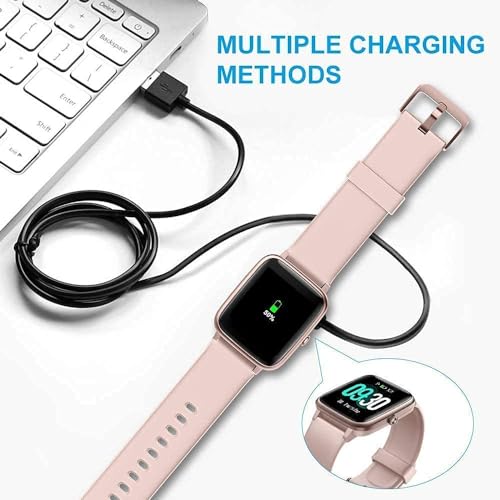 Image of CERLINK Smartwatch USB All Type Charging Cable for Noise ColorFit Pro 4 / Pro 4 Alpha /Pro 4 Max /Pulse 2 Max /ColorFit Pulse /Pulse Grand /Pulse 3 / ColorFit Ultra /Ultra 3 / Pulse Go Buzz