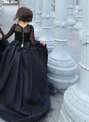 Image of TILISM Girl's Silk Fit and Flare Knee-Length Wedding Dress | $P