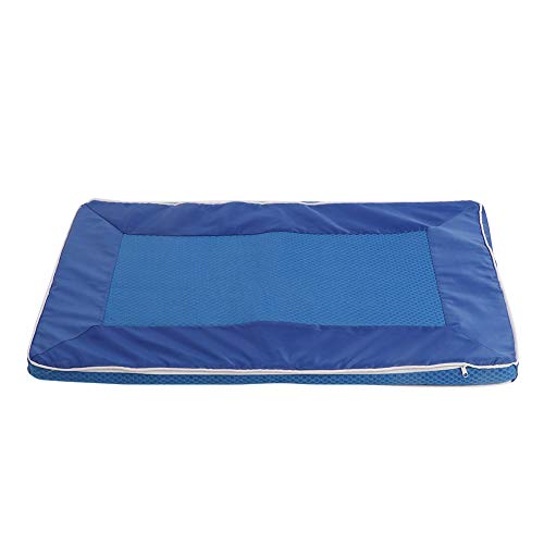 ariarly Tapete de cama refrescante para cães, gatos, canil de verão, macio, respirável, lavável, sup