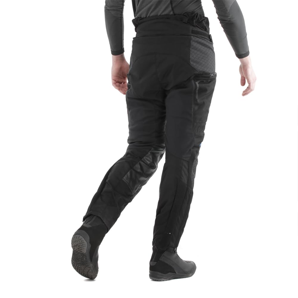 Dainese Super Adventure Absoluteshell wodoodporne motocyklowe spodnie tekstylne, czarny/niebieski, 48