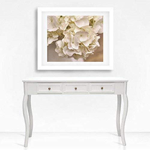 White Hydrangea Art Print, Shabby Chick Bathroom Wall Art, Large Photography Print, Neutral Cottage Wall Decor, Powder Room Picture from 5x7 to 24x30