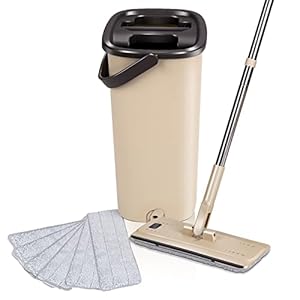 Masthome HGCTMMB19002-DE Wischmopp-Set mit Eimer