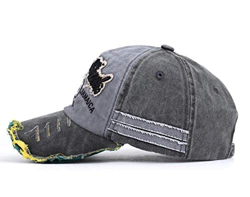 Image of 1969 Denim Washed Stylish Cap for Men Women with Brim (Fit to Head Size - Approx 54CM to 60CM)