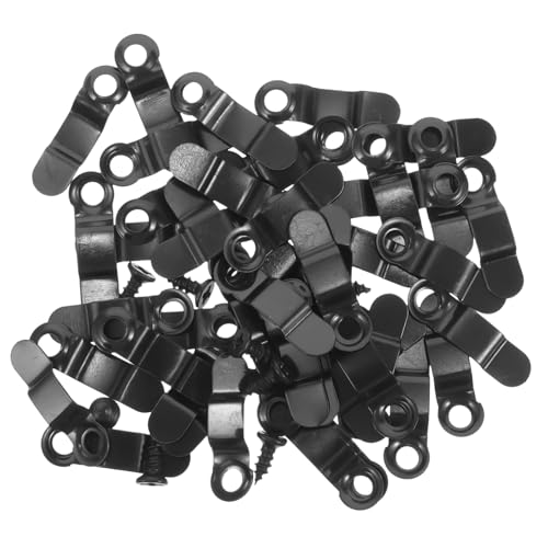 Image of TEHAUX 1set Picture Frame Backing Clips Hardware Clips for Hanging Photos and Art for Wall Craft Projects