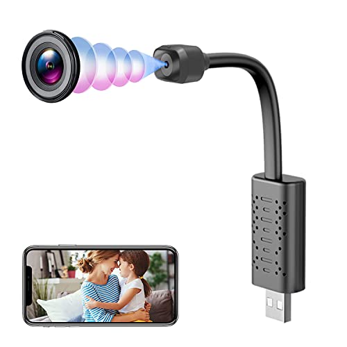 Rettru U22 Spy Camera Hidden Camera WiFi Nanny Cam Mini Camera Small Camera Smallest IP Camera Security Camera Full HD 1080P