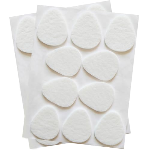 Felt Metatarsal Pads for Women and Men 20 Pack, Adhesive Forefoot Pads Forefoot Cushion Pads, Ball of Foot Cushion Foot Pads for Forefoot and Sole Support, Metatarsalgia Mortons Neuroma