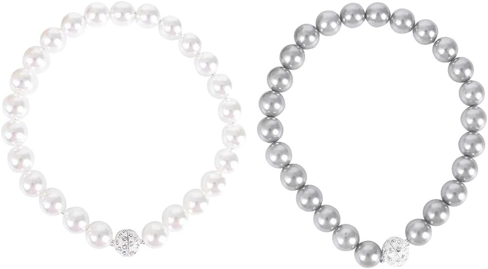 FMURY Magnetic Curtain Ties Convenient Curtain Drape Ties Back Beaded Rack Decorative Curtain Clips(E)