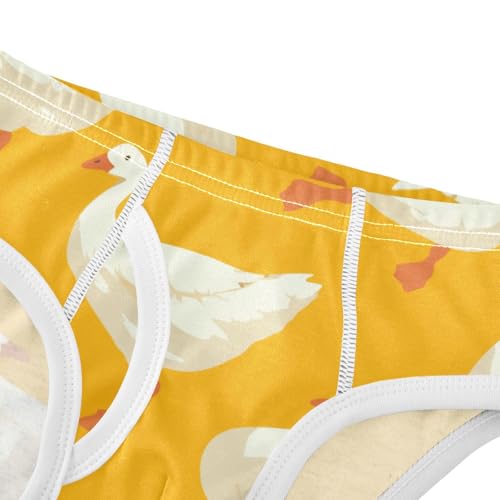 KLL Cute Goose Cartoon Toddler Boys' Cotton Underwear Briefs Breathable Undies4