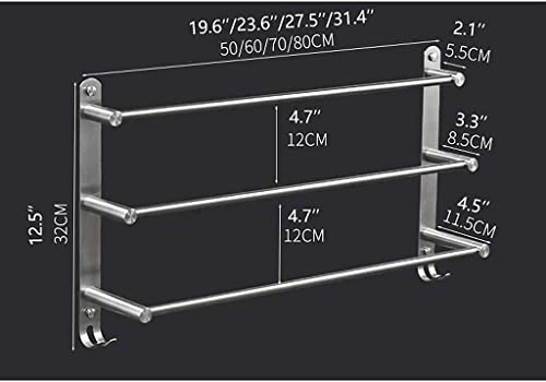 Porte-serviettes mural pour optimiser les petites salles de bain - 3