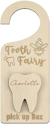 Amazon.com : Tooth Fairy Door Hanger with Money Holder Tooth Fairy Pick ...