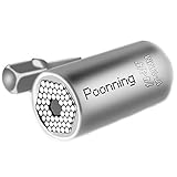 Universal Socket Wrench Set 7mm to 19mm, Poonning Multi-function Car/Auto Hand Tools Repair Kit For Power Drill Adapter