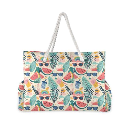 Bolso Grande de Hombro para Playa y Gimnasio miniatura 4