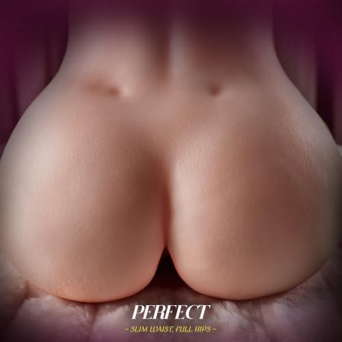 Image of 7LB Sex Doll Torso Pocket Pussy, Big Butt Male Sex Toy Masturbator | 3D Lifelike Textured Vaginal & Anal Tunnels, Dual Entry for Solo Play, Soft TPE Male Sex Toy, Easy Clean & Discreet Packaging