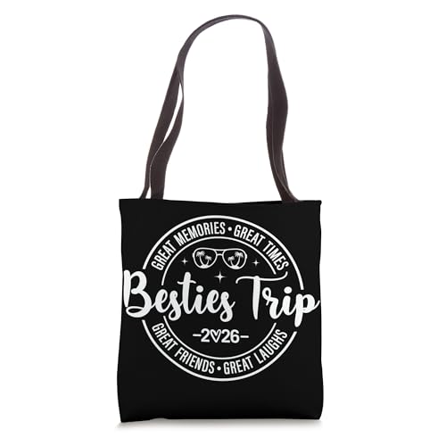 Besties Trip 2026 Great Memories Girl Trip Vacation Tote miniatura 1