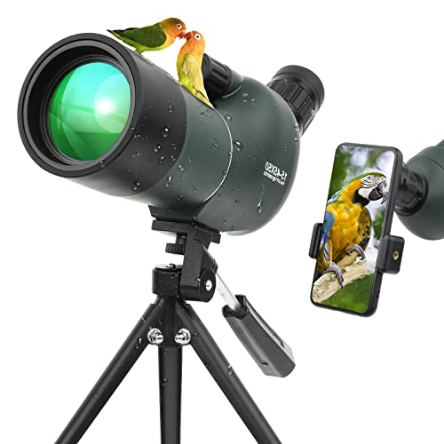 Cannocchiale Professionale 25-75x70 - Con Treppiede E Adattatore Smartphone, BAK4, Impermeabile, Per Birdwatching - Foto 2