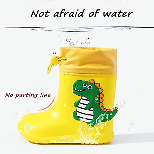 CELANDA Baby Dinosaurus Regenlaarzen Peuters Waterdicht Antislip Wellies Unisex Kinderen Wellington Rubber Regenschoenen… - Image 6