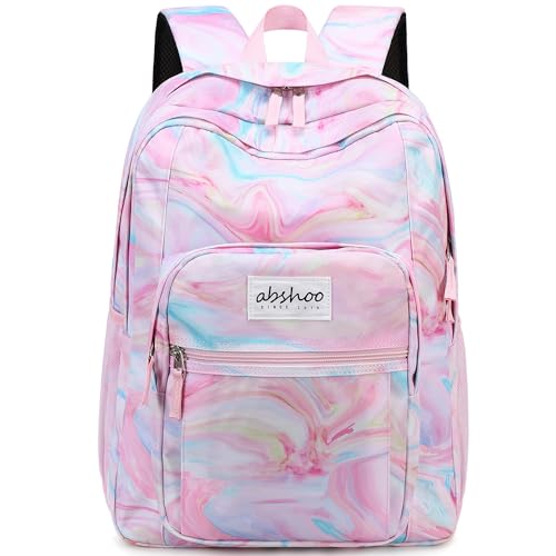 Image of abshoo Classical Basic Tie Dye Womens School Backpack For College Teen Girls Water Resistant Bookbag (Tie Dye)