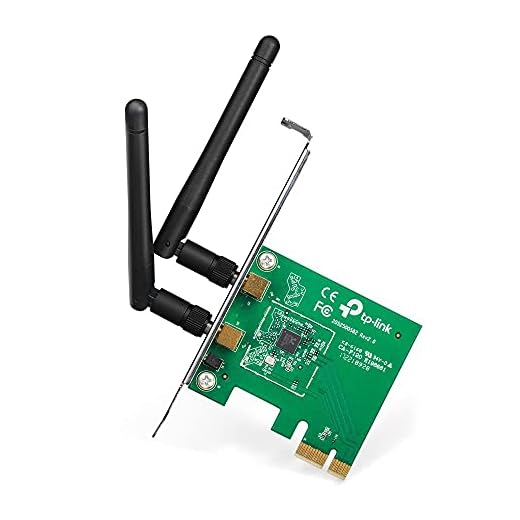 TP-Link TL-WN881ND Adaptador PCI Express sem fio N 300 Mbps, placa de interface de rede PCIe para desktop, suporte de baixo perfil incluído, suporta Windows 10/8.1/8/7/XP (32/64 bits) e Linux