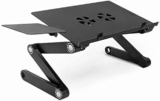 Bed Table Cooling Pad Laptop Stand Desktop Aluminum Alloy Folding Mouse Board Tray
