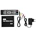 Stereo 1080p Stereo Centro per lettore multimediale circostante, HD Ultra Portable Digital Media Player AV/YPRPB/HDMI Output HDMI con telecomando supporta la scheda SD/MMC, USB immagine