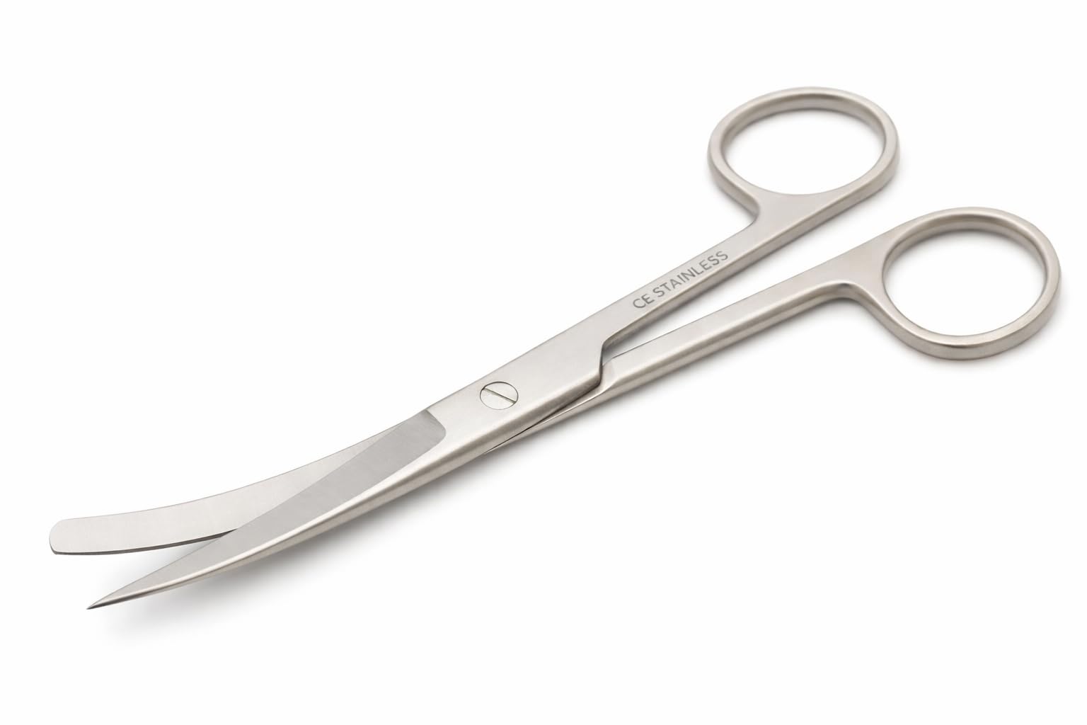 Imkrc Silver Curved 5.5'' Professional Quality Nursing Sharp/Blunt Dressing Scissors Stainless Steel Autoclaveable