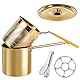 1200ml Frittiertopf Edelstahl Frittierpfanne mit Korb und Deckel Tospflappen Clip Mehrzweck Pomme Topf Zuhause Mini Fritteusentopf für Gebratene Chicken Nuggets Tintenfisch Pommes Frites