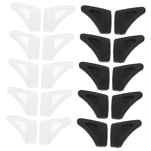 FOMIYES 20 Pairs Glasses Retainers Anti-Slip Silicone Glasses Ear Hooks Side Shields for Eyeglasses Nose Grips