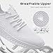 CMNZHK Mens Running Shoes Tennis White Walking Sneakers Gym Workout Slip on Athletic Fashion Sports Lightweight Breathable Jogging Shoes Size 11.5