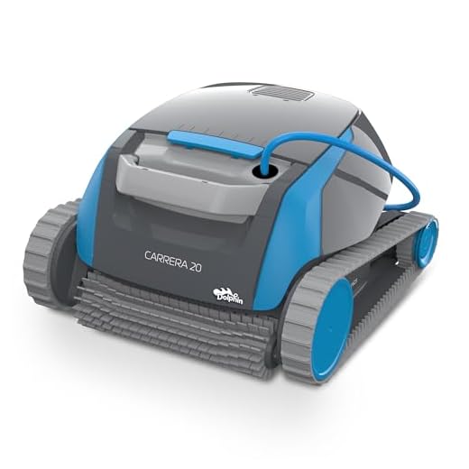 Dolphin Carrera 20 - Robot Limpiafondos De Piscina Automático - Cubre Hasta 10 M - Limpia Fondo Y Paredes - Diseño Compacto Y Liviano - Tecnología Cleverclean - Garantía De 2 Años