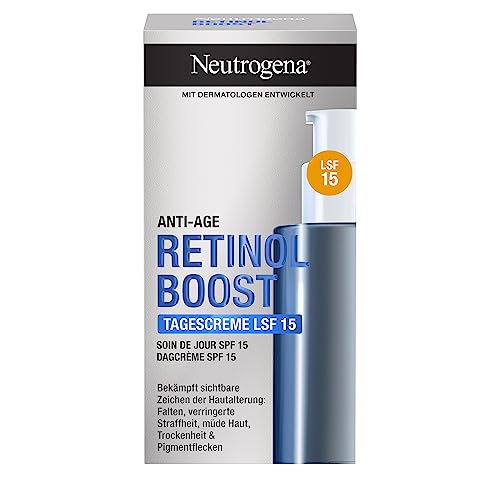 Neutrogena Retinol Boost: Protección solar y rejuvenecimiento facial todo en uno 2 Cremas hidratantes de día