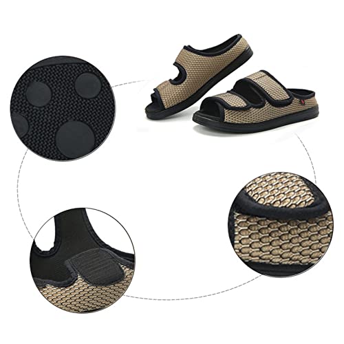 Chinelos Diabéticos Femininos,Casual Ortopédico Sapatos de Caminhada Diabéticos,Fertilizante Confort