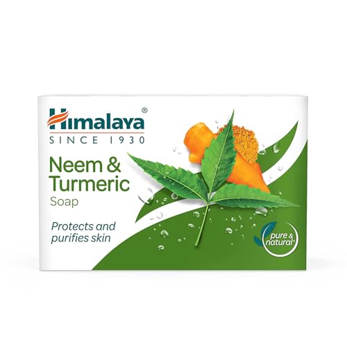 Image of Himalaya Herbals Protecting Neem and Turmeric Soap, 125gm