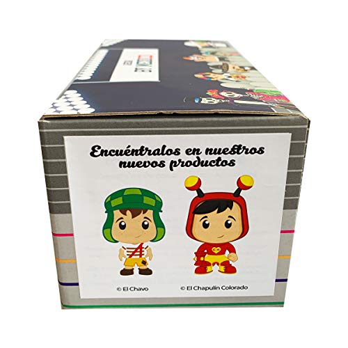 By Mexico El Chapulín Colorado/El Chavo Pocillo De Peltre, 12 Oz. Mugs - Set Of 2 Squares, Chusma #TOP3