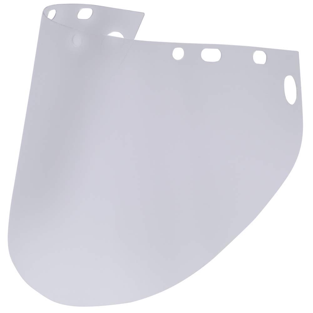 Sellstrom Replacement Window for Fiber-Metal 4199 Safety Face Shields, Uncoated Polycarbonate, Clear Tint, S37608
