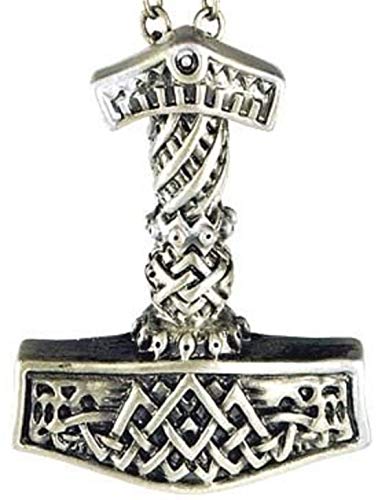 Necklace Hammer of Thor Pendant Jewelry Necklace. Norse Mythology
