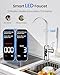 KOVIET U1 Pro Reverse Osmosis System, 800GPD Tankless Reverse Osmosis Water Filter, 10-Stage Under Sink RO Water Filtration System, NSF/ANSI 42&58 Certified with Smart LED Faucet, 3:1 Pure to Drain