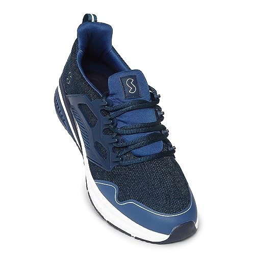 Image of SOLETHREADS Racer Athleisure Sneakers Shoes for Men | Lightweight |Trendy| High Ankle Shoes | Memory Foam Sole | Cushioned Insole | Slip-Resistance | Premium Sneakers Shoes for Men