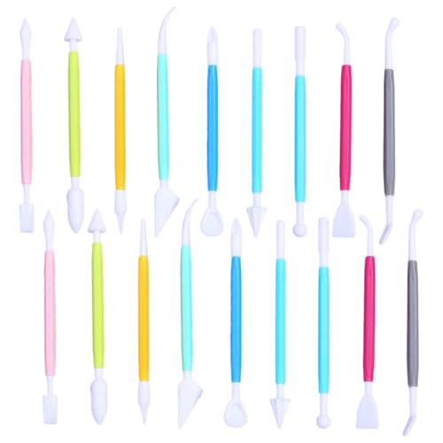 18pc Double-Ended Sculpting Tools for Cake & Polymer Clay
