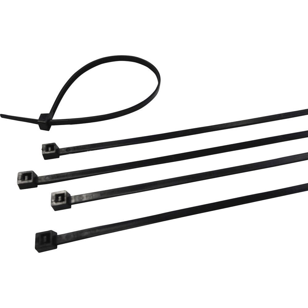 Weidmuller 1697920000 CB 290/4.8 Cable Ties 290mm 4.5mm Black 100 ...