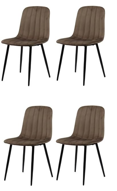 Millhouse Dining Chairs with Sturdy Metal Legs, Set of 4 for Kitchen and Living Room D20991 Millhouse โ image 1