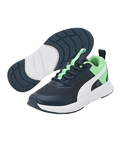 Miniatura 6 de Puma Puma Evolve Run Mesh Jr, Zapatillas Deportivas Unisex Niños, Dark Night Puma White Summer Green, 38 Eu