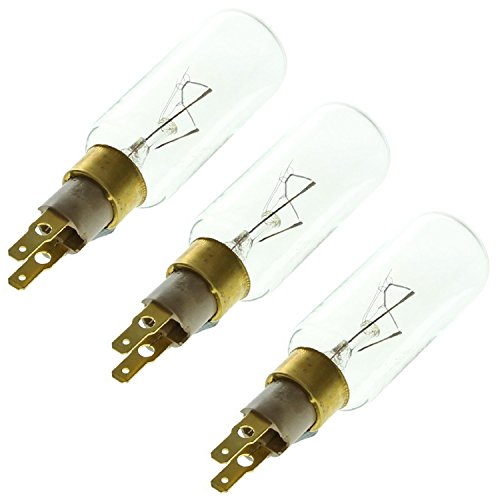 Bauknecht T Haga clic bombilla/lámpara de estilo americano frigorífico (40 W) (Pack de 3)