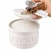 Mud Pie Door Knob Sugar Bowl, White