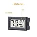 12 Pack Pgzsy Mini Small Digital Electronic Temperature Humidity Meters Gauge Indoor Thermometer Hygrometer LCD Display Fahrenheit (℉) for Humidors, Greenhouse, Garden
