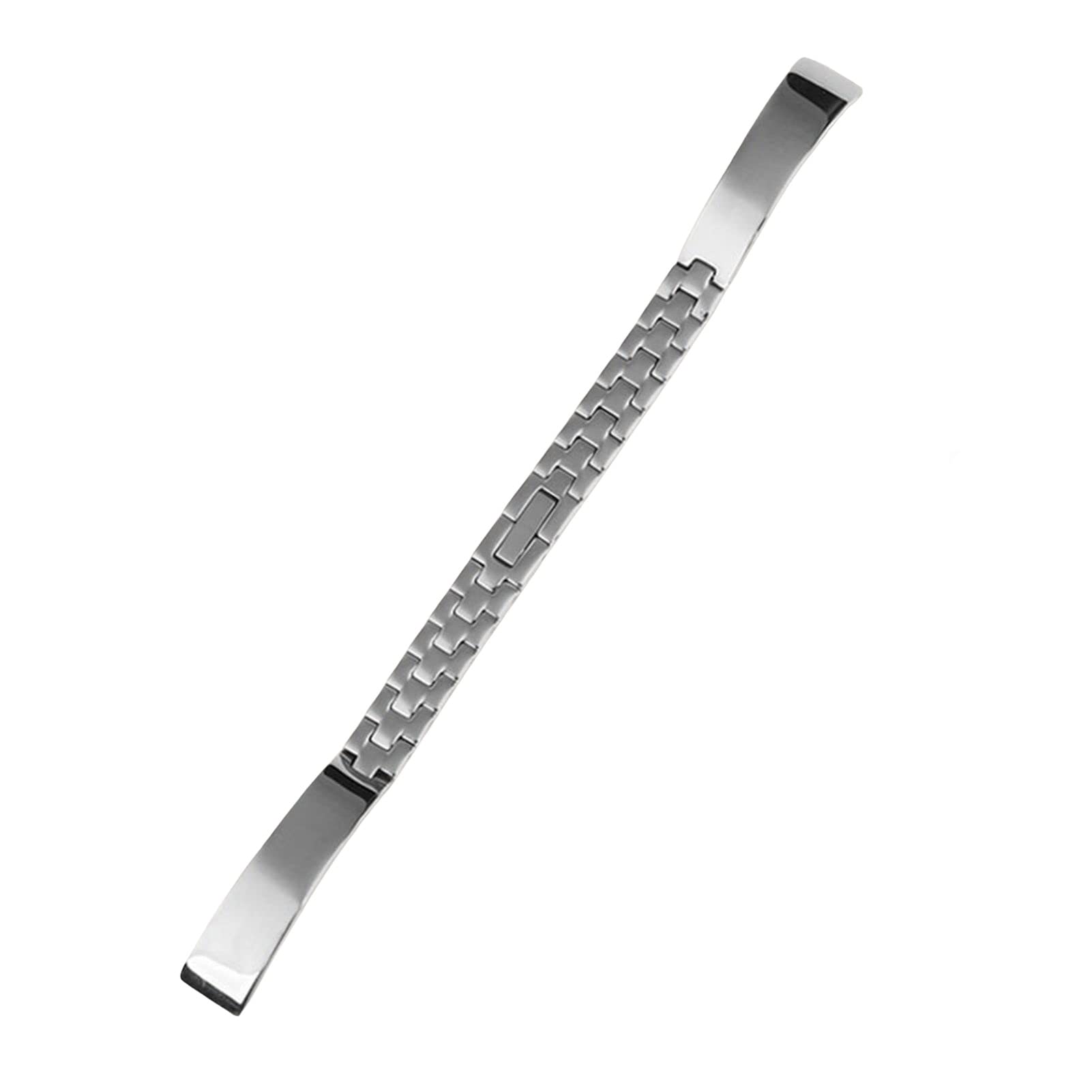 CZKE Correa de reloj de acero inoxidable plata Pulsera de oro rosa Correa de repuesto 6 8 10 12 14 mm Esfera de tamaño pequeño Cadena de reloj de moda (color : B plata, Tamaño: 8 mm)