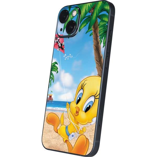 Skinit Phone Decal Skin Compatible with iPhone 14 - Officially Licensed Warner Bros Tweety Bird iPod Design
