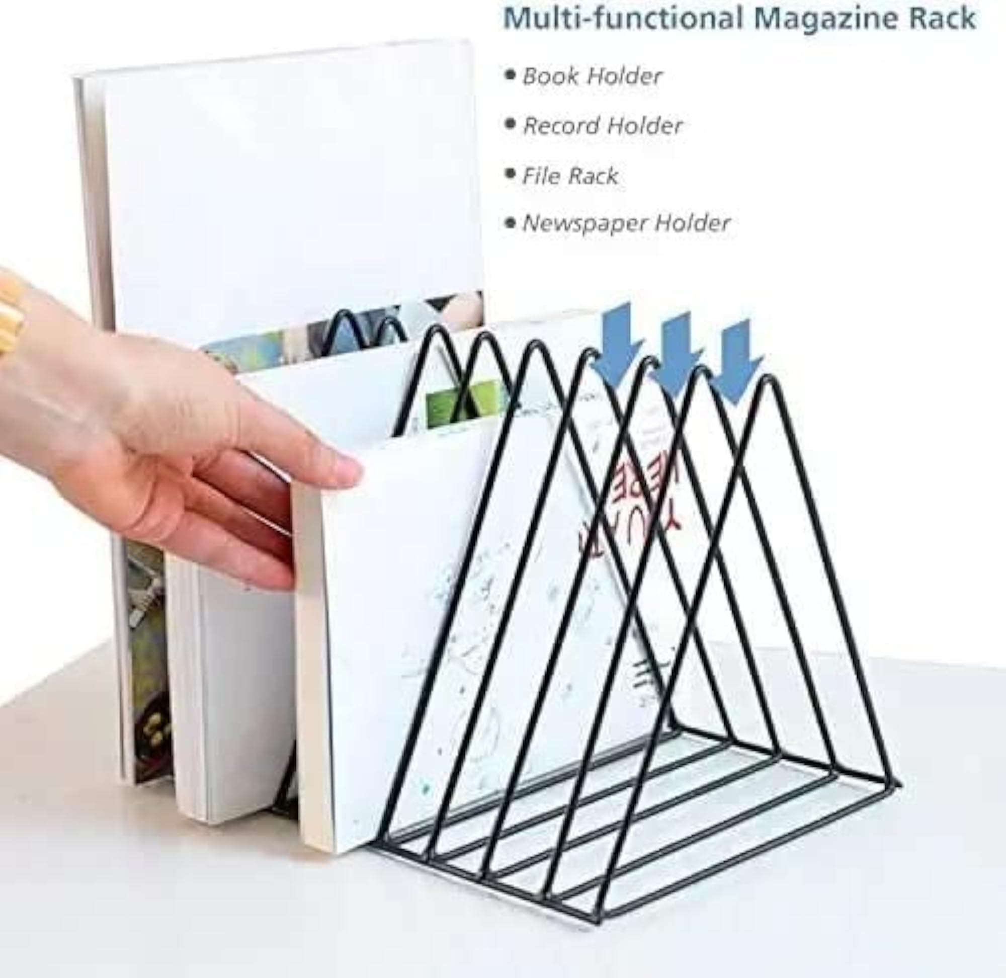 S J Handicraft Triangle Newspaper and Magazine Stand