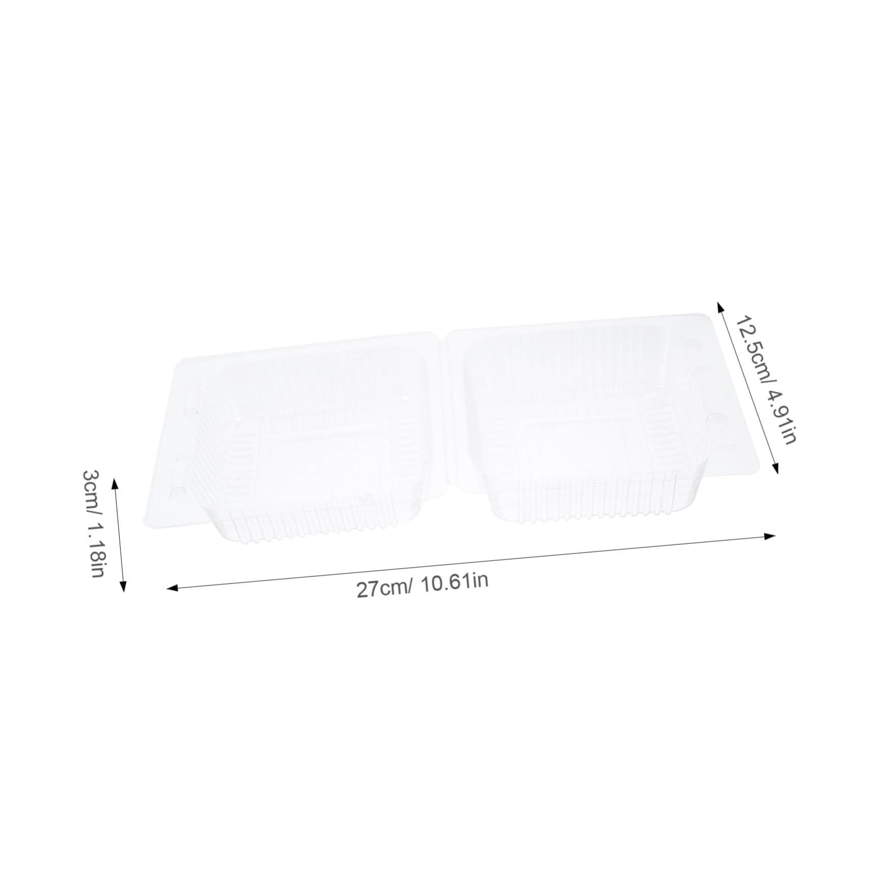 Unomor Food Packaging Containers Bakery Boxes Stackable Sandwich Holder for Outdoor