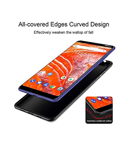 Image of Mobile Back Cover Case for Nokia 4.2 (Silicone Case|CameraProtection|Black SC1510)